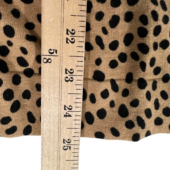 J.Crew Teddie Leopard Print Lightweight Cotton Pullover Sweater‎ Size M 2024 - Picture 8 of 11